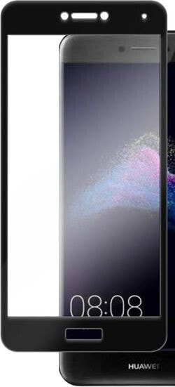 GSM City SZKŁO HARTOWANE 3D CAŁY EKRAN HUAWEI MATE 10 CZARNE ŻELOWA RAMKA