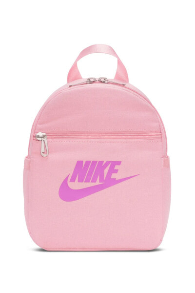 Рюкзак Nike CW9301-690 W NSW FUTURA 365 MINI BK для женщин, красный - розовый 8x10x4