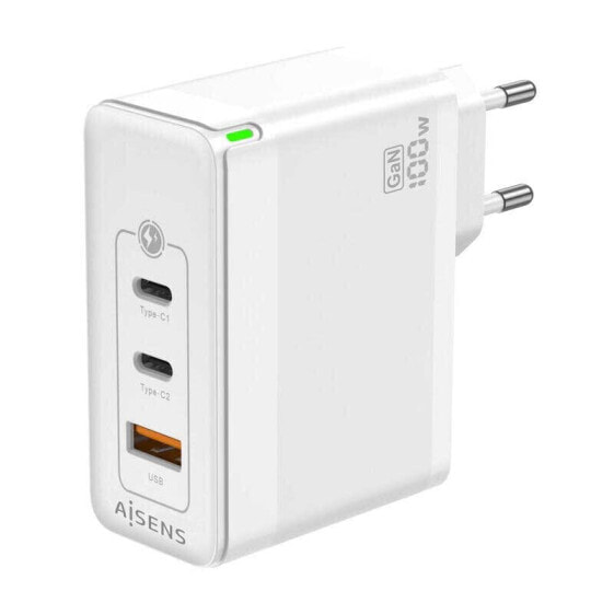 AISENS Gan USB-C And usb-c wall charger 100W