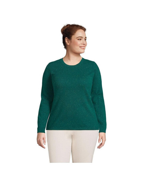 Plus Size Cashmere Crewneck Sweater
