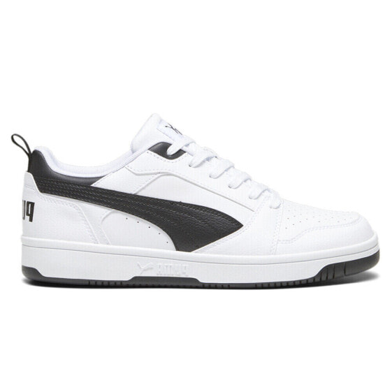 Puma Rebound V6 Low Lace Up Mens White Sneakers Casual Shoes 39232802