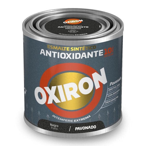 Синтетическая эмаль TITAN® Оксирон Титан 5809046 Чёрный Антиоксидант 250 мл Воронённый