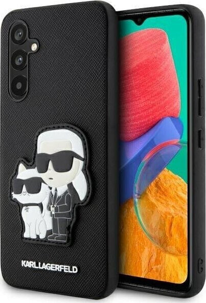 Karl Lagerfeld Etui Karl Lagerfeld KLHCA34SANKCPK Samsung Galaxy A34 5G hardcase czarny/black Saffiano Karl & Choupette