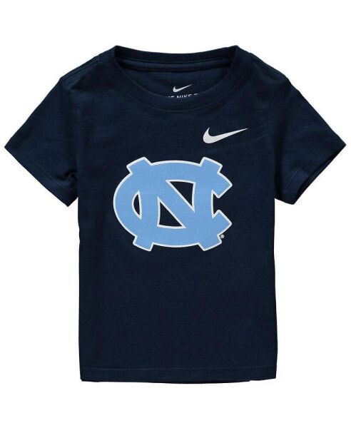 Toddler Boys and Girls Navy North Carolina Tar Heels Logo T-shirt