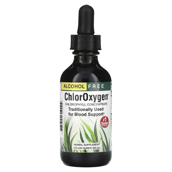 Herbs Etc., ChlorOxygen, концентрат хлорофилла, без спирта, 59 мл (2 жидк. унция)