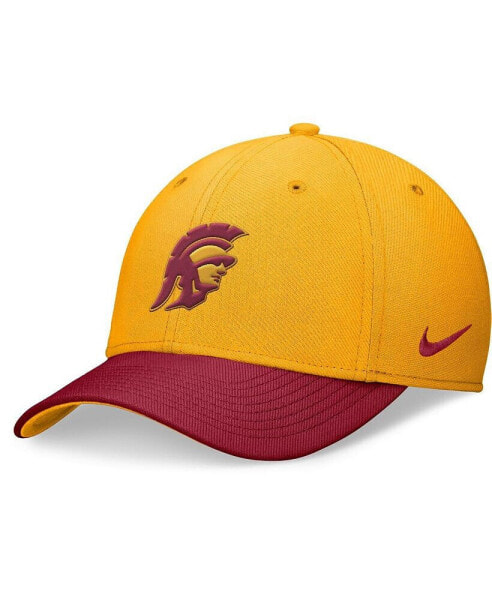 Men's Gold/Crimson USC Trojans Rise Swoosh Flex Hat