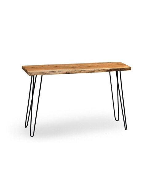 Журнальный столик с живым краем дерева Natural Live Edge Wood от Alaterre Furniture