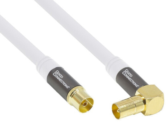 Good Connections GC-M2061 - 1 m - RG-6/U - IEC - IEC - White
