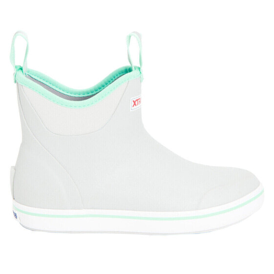 Xtratuf Ankle Deck 6 Inch Pull On Womens Off White Casual Boots XWAB-102