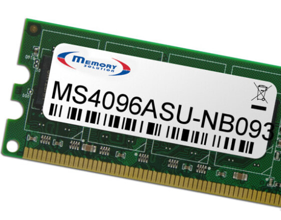 Memorysolution Memory Solution MS4096ASU-NB093 - 4 GB