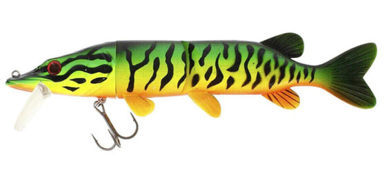 Westin WS07203 Mike the Pike Jointed Hybrid Swimbait, 6-3/4", Crazy Firetiger