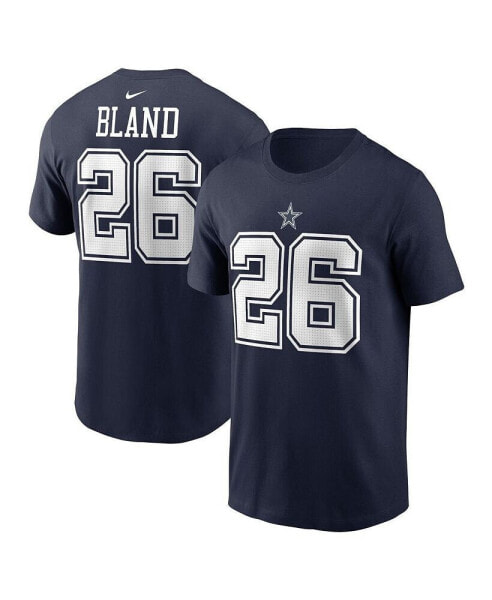Men's DaRon Bland Navy Dallas Cowboys Player Name and Number T-shirt