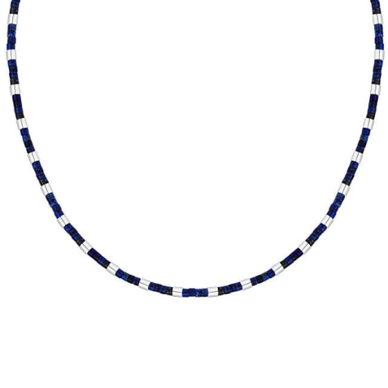 Fashion men´s necklace with lapis lazuli Pietre S1729