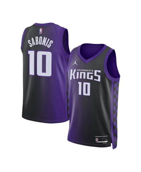 Men's and Women's Domantas Sabonis Purple Sacramento Kings Swingman Jersey - Statement Edition