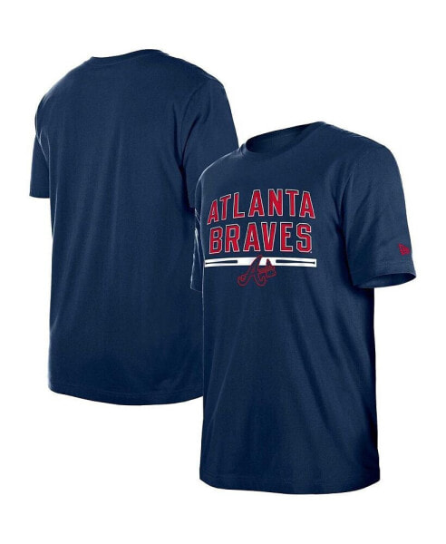 Men's Navy Atlanta Braves Batting Practice T-shirt