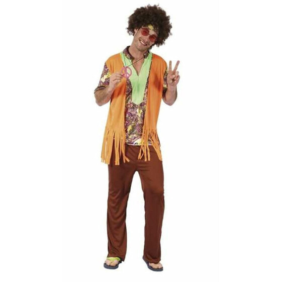 Costume for Adults Hippie (4 Pieces)