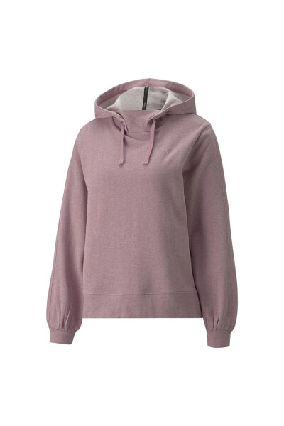 STUDIO FLEECE HOODIE Pale Grape Heather