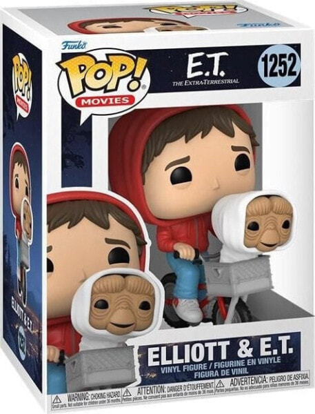 Figurka Funko Pop FUNKO POP Movies: ET - Elliott w/ET in Bike Basket