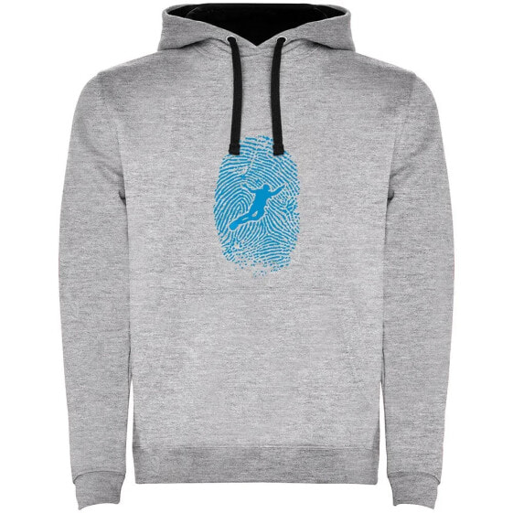 KRUSKIS Diver Fingerprint Two-Colour hoodie