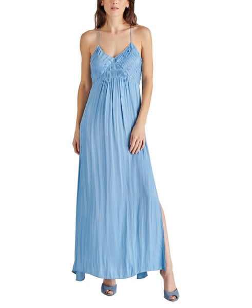 Women's Brianna Smocked Tie-Back Maxi Dress