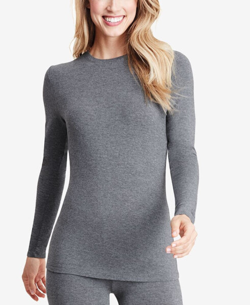 Softwear with Stretch Long-Sleeve Layering Top