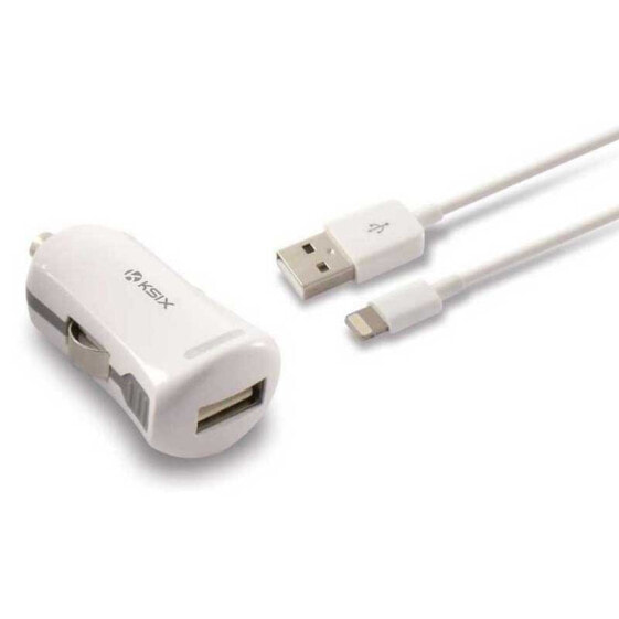 KSIX MFI 2.4A Charger+Lightning Cable