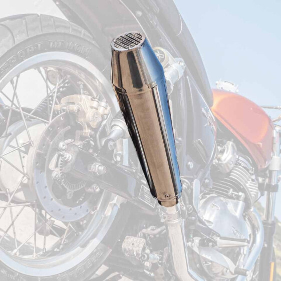 GPR EXHAUST SYSTEMS Ultracone Inox Cafè Racer Silencer Without Link Pipe GN 250 94-98 Homologated