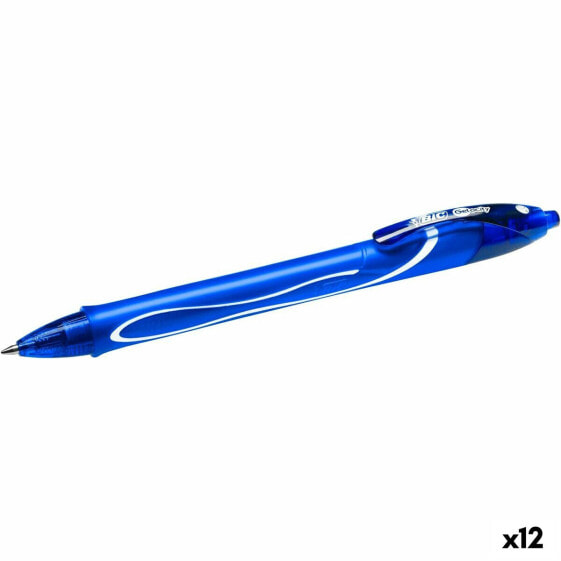 Ручка гелевая Bic Gel-ocity Quick Dry Синий 0,3 мм (12 штук)