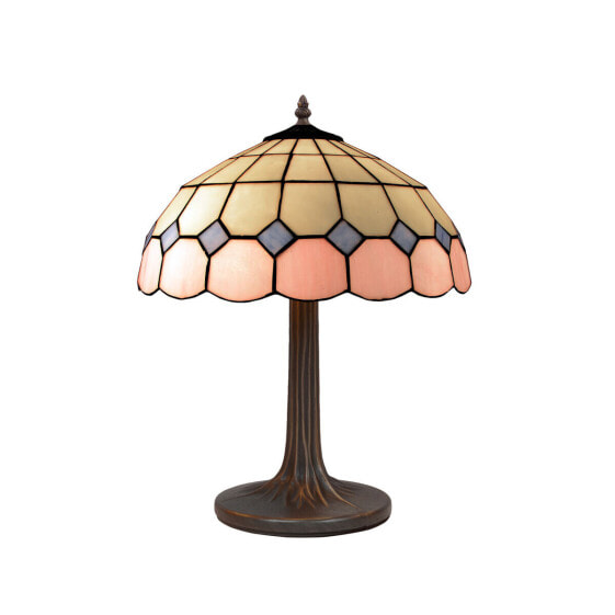 Декоративная настольная лампа Viro Pink Розовый цинк 60 Вт 40 x 62 x 40 см.