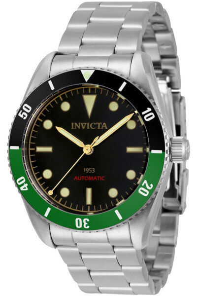 invicta Men's 34335 Pro Diver Automatic 3 Hand Black Dial Watch