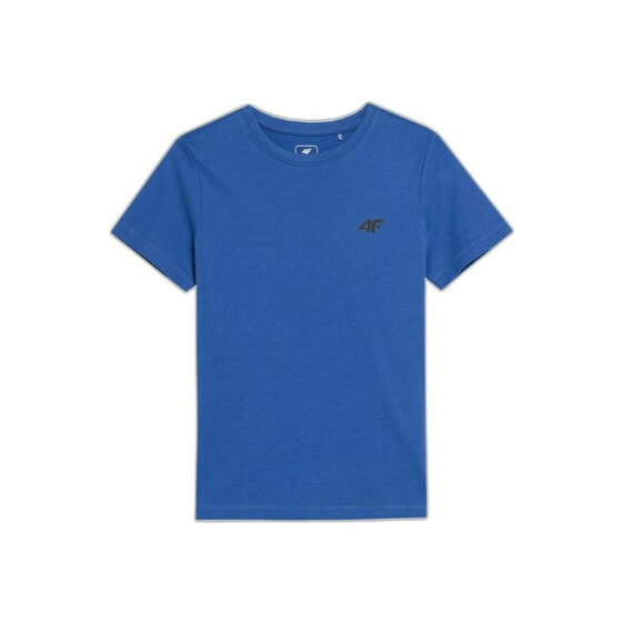 Children’s Short Sleeve T-Shirt 4F M291 Blue