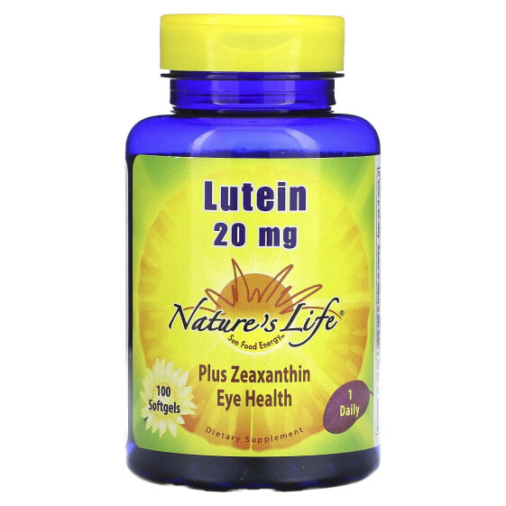 Lutein , 20 mg, 100 Softgels