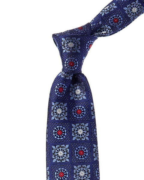 Галстук Canali Blue Silk Men's Blue