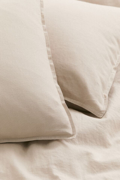 Linen-blend King/Queen Duvet Cover Set