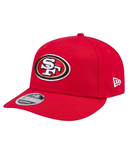 Men's Scarlet San Francisco 49ers Main Low Profile 9FIFTY Snapback Hat