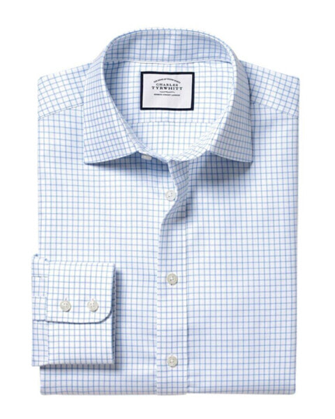 Charles Tyrwhitt Basket Weave Check Shirt Men's