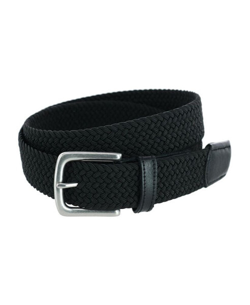 Big & Tall Riverside Solid Stretch Weave Belt