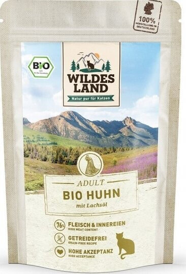 Wildes Land Wildes Land Cat Bio Huhn Pur saszetka 85g