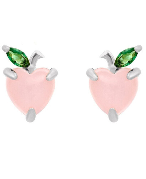 Peach Stud Earrings