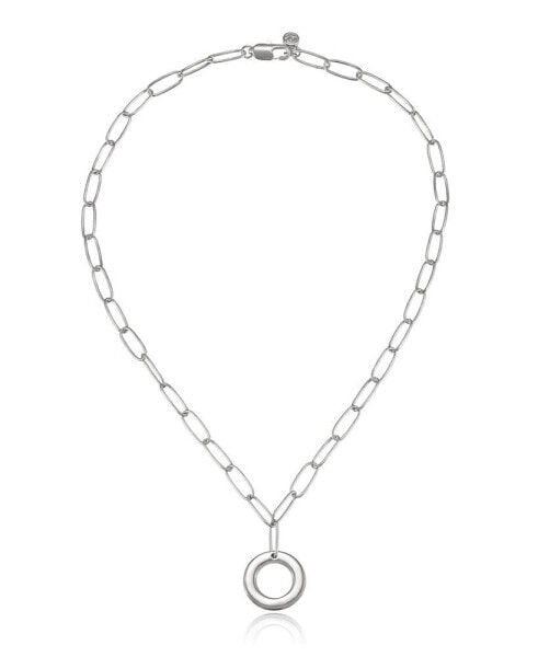 ETTIKA paperclip Chain Initial Necklace