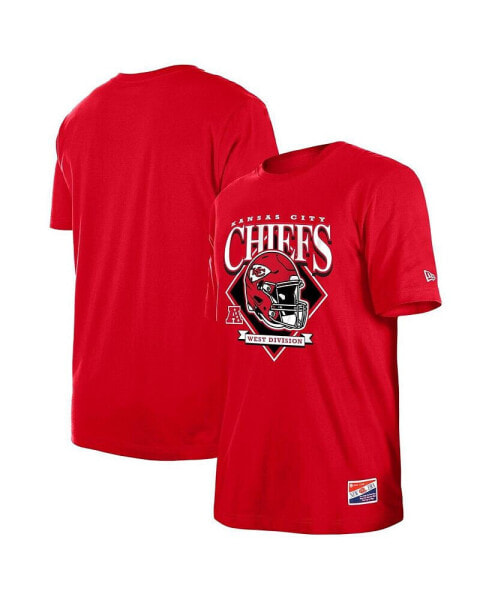 Men's Red Kansas City Chiefs Team Logo T-shirt