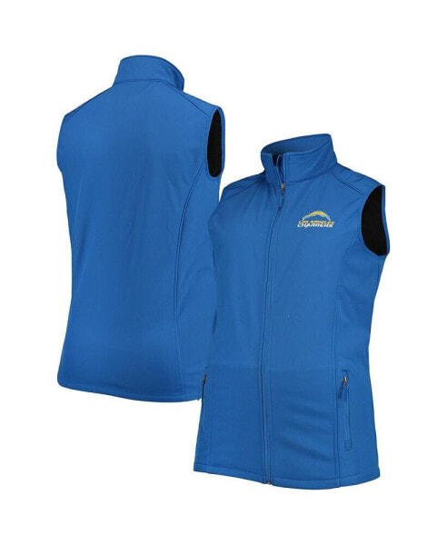 Men's Royal Los Angeles Chargers Big and Tall Archer Softshell Full-Zip Vest