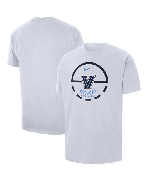 Men's White Villanova Wildcats Free Throw Basketball T-shirt