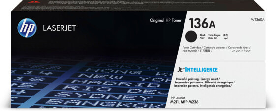 HP 136A Black Original LaserJet Toner Cartridge - 1150 pages - Black - 1 pc(s)