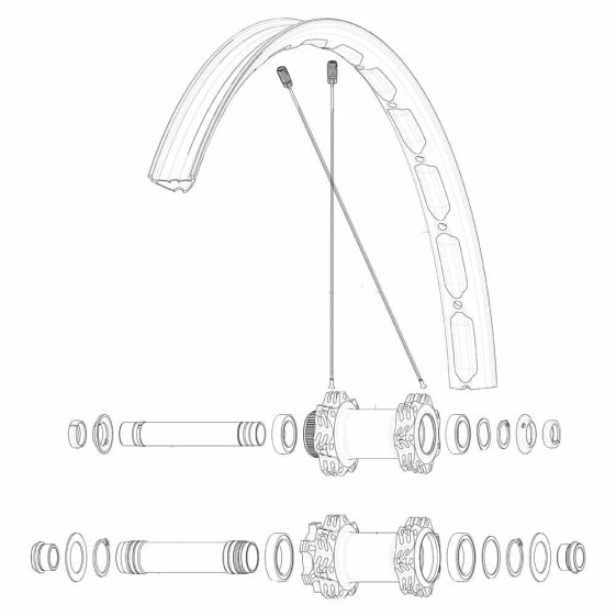 MAVIC Kit 14 Front eDeemax S 29´´ Spokes