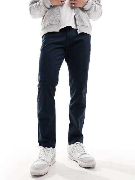 Selected Homme Bill slim fit chino in navy