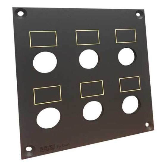 PROS 6 Antivandal Push Buttons/Switches Mounting Plate