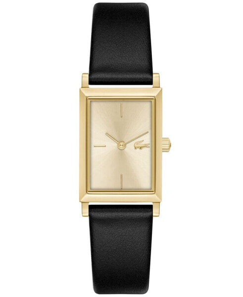 Women's Catherine Black Leather Strap Watch 28.3mm x 20.7mm