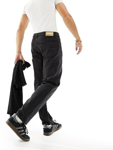 Denim Project Chicago tapered jeans in black