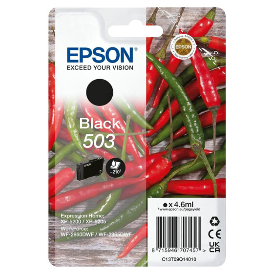 Картридж с оригинальными чернилами Epson C13T09Q14020 Чёрный